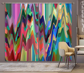 3D Colored Trees 70094 Shandra Smith Curtain Curtains Drapes