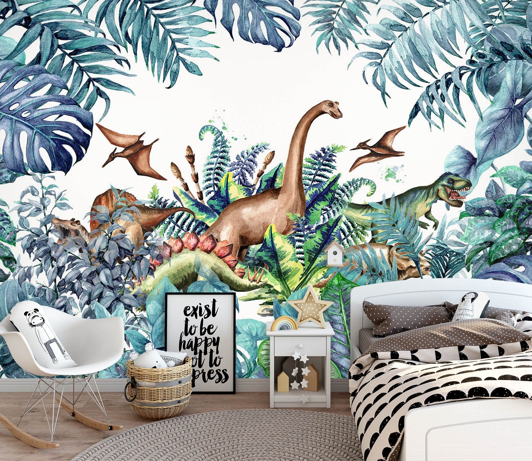 3D Forest Dinosaur 1687 Wall Murals Wallpaper AJ Wallpaper 2 