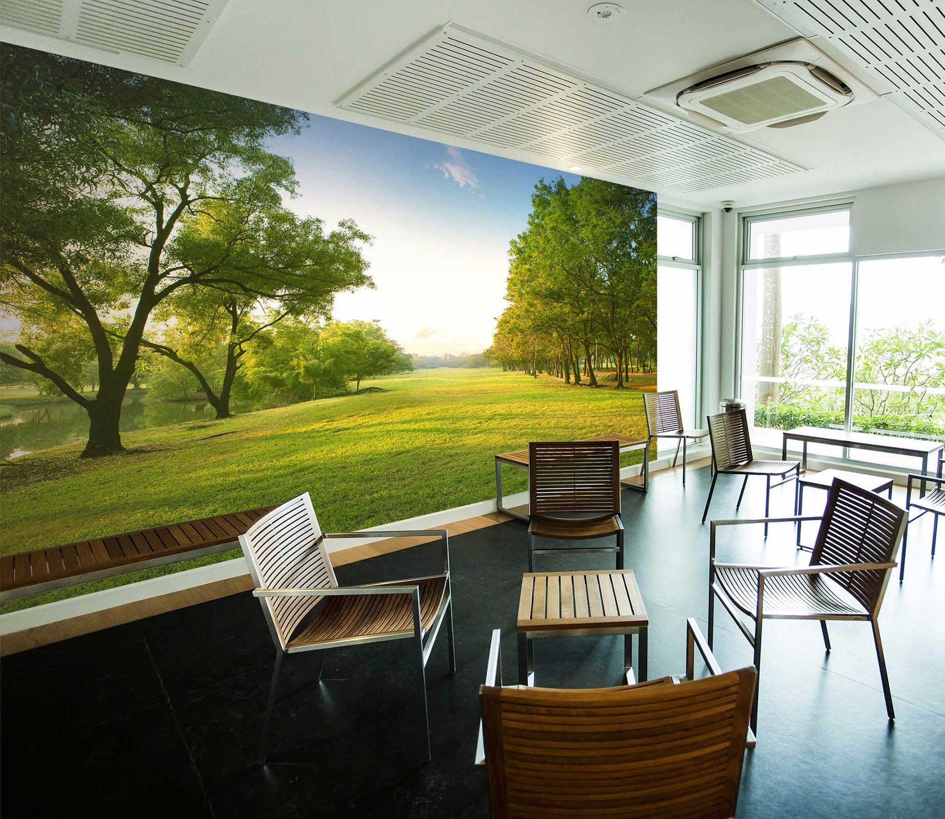 3D Grey Building 1401 Wall Murals Wallpaper AJ Wallpaper 2 