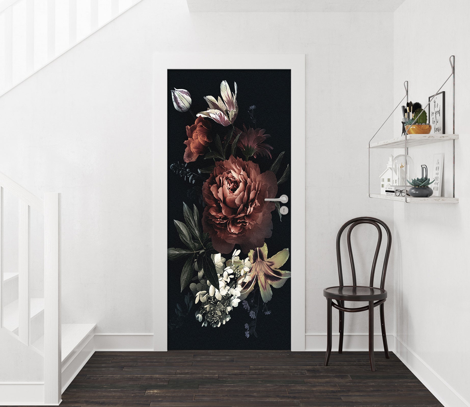 3D Flowers 25166 Door Mural