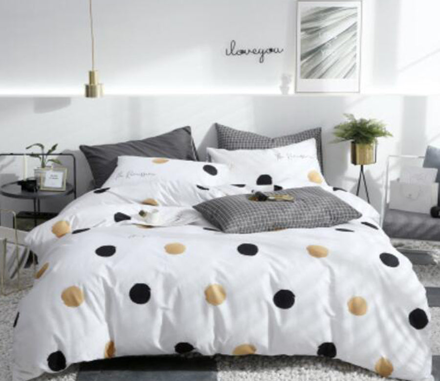 3D Black Brown Wave Point 16064 Bed Pillowcases Quilt