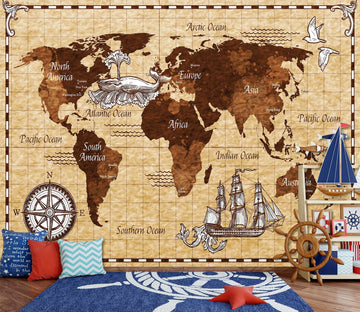 3D Abstract Pattern 2160 World Map Wall Murals Wallpaper AJ Wallpaper 2 