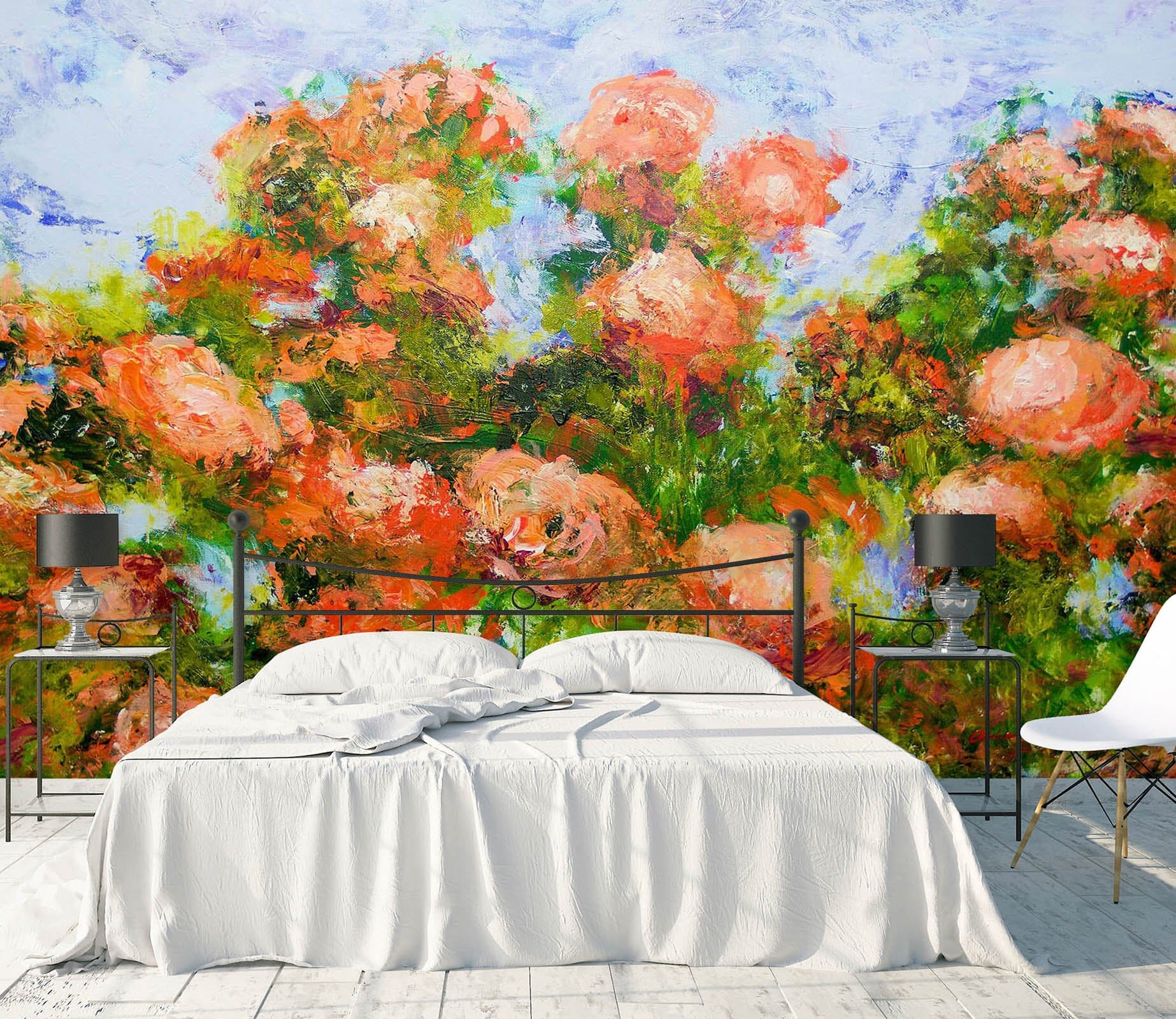 3D Painted Flowers 241 Allan P. Friedlander Wall Mural Wall Murals Wallpaper AJ Wallpaper 2 