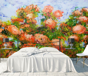 3D Painted Flowers 241 Allan P. Friedlander Wall Mural Wall Murals Wallpaper AJ Wallpaper 2 