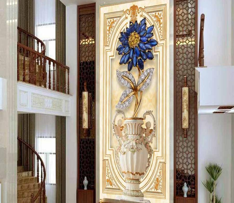 3D Vase 410 Wall Murals Wallpaper AJ Wallpaper 2 