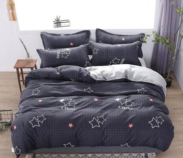 3D Five-Pointed Star 13080 Bed Pillowcases Quilt