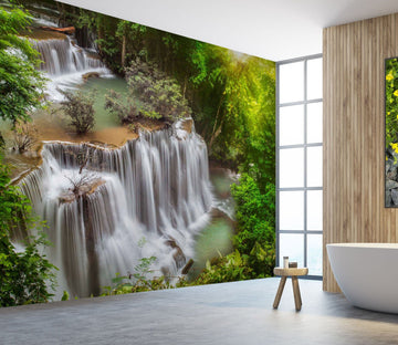 3D Waterfall Landscape 097 Wall Murals Wallpaper AJ Wallpaper 2 