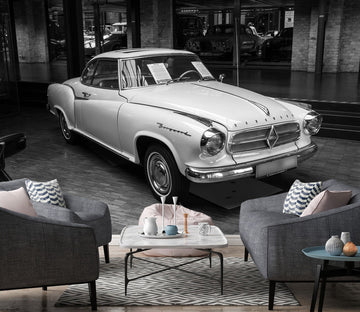 3D Atuo White 910 Vehicle Wall Murals Wallpaper AJ Wallpaper 2 