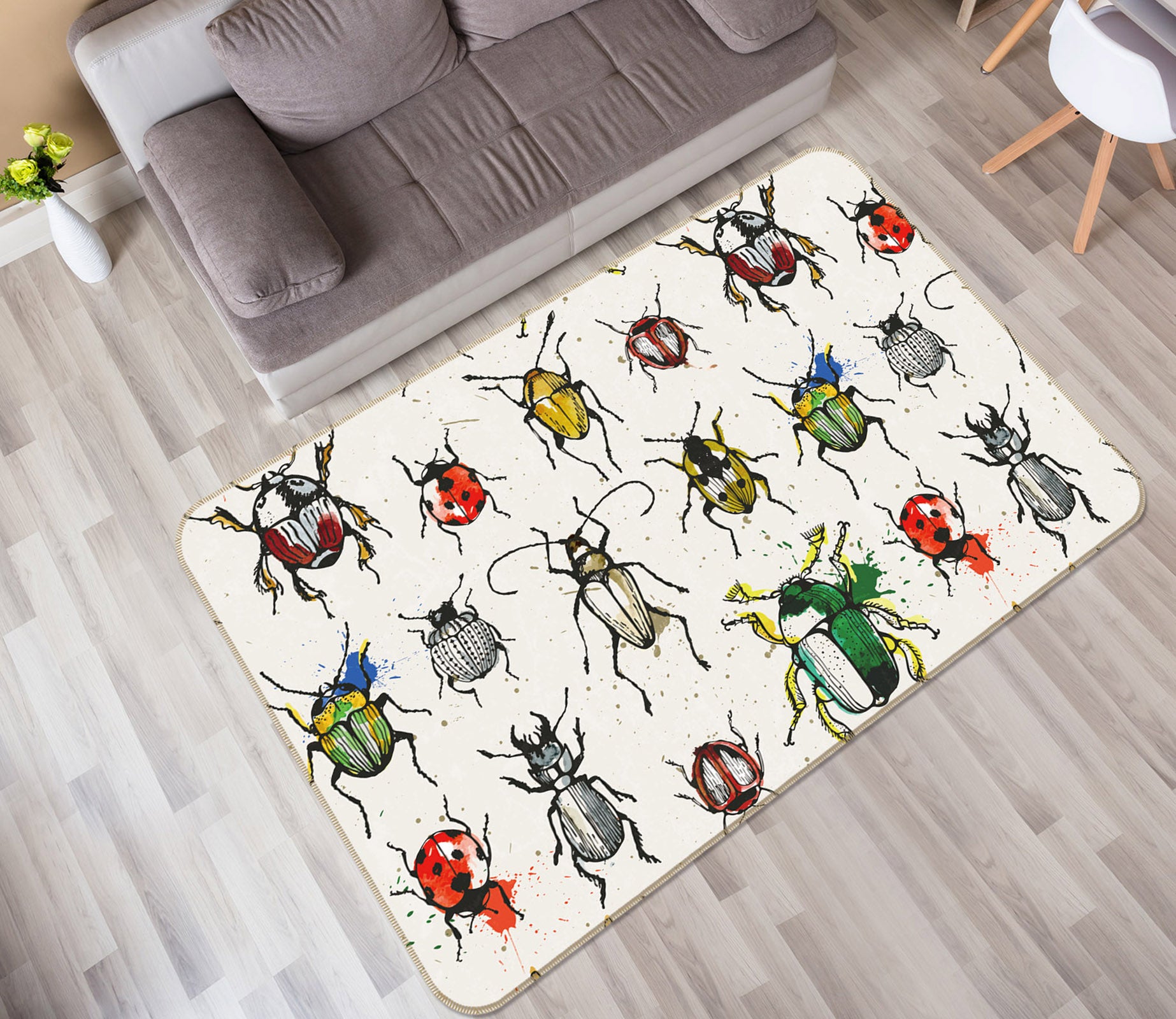 3D Insect 35051 Non Slip Rug Mat