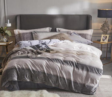 3D Brown Gradient 20001 Bed Pillowcases Quilt