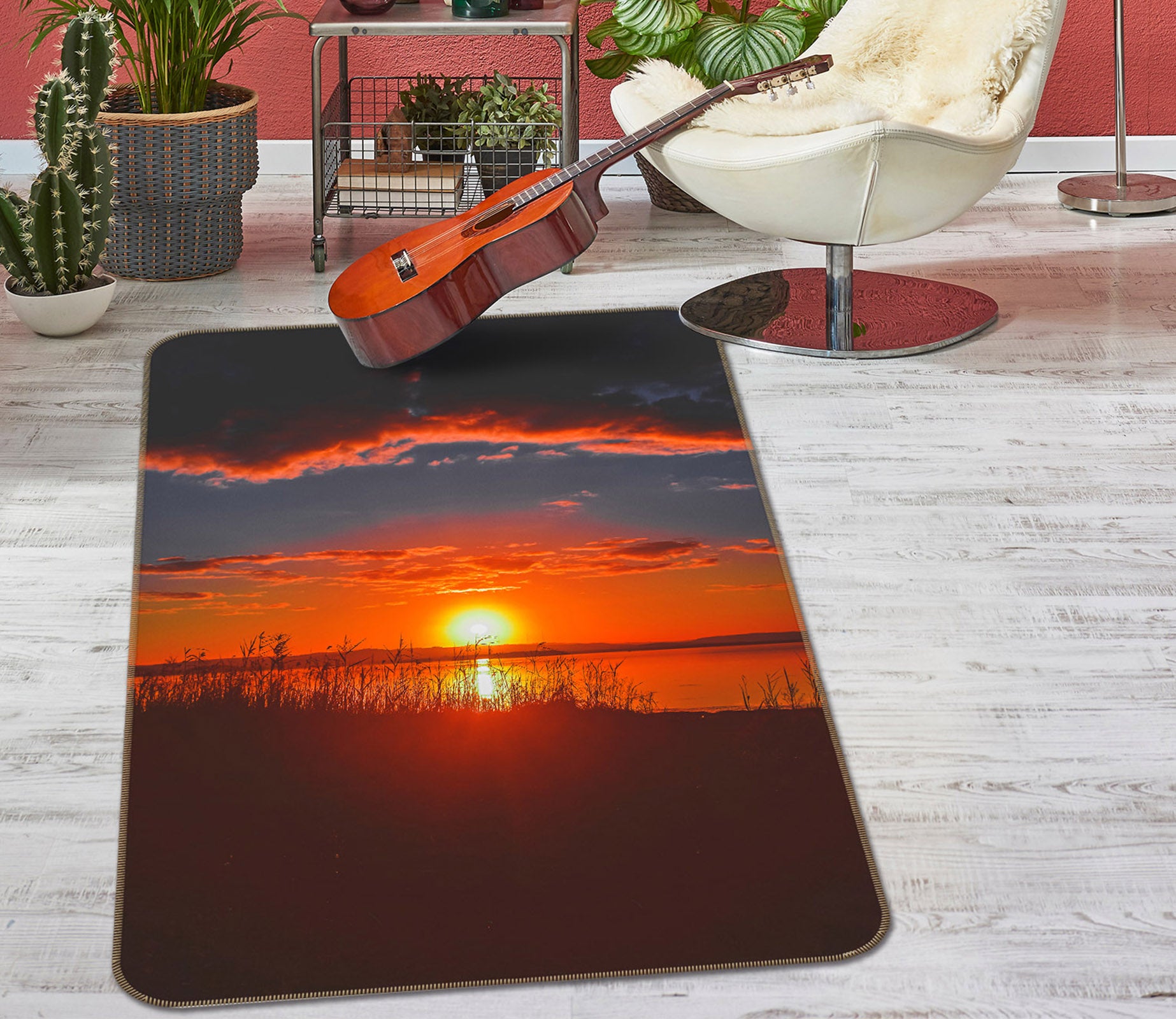 3D Sun Sky 29235 Non Slip Rug Mat