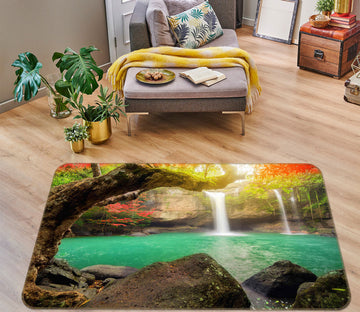 3D Jungle Water 76298 Non Slip Rug Mat