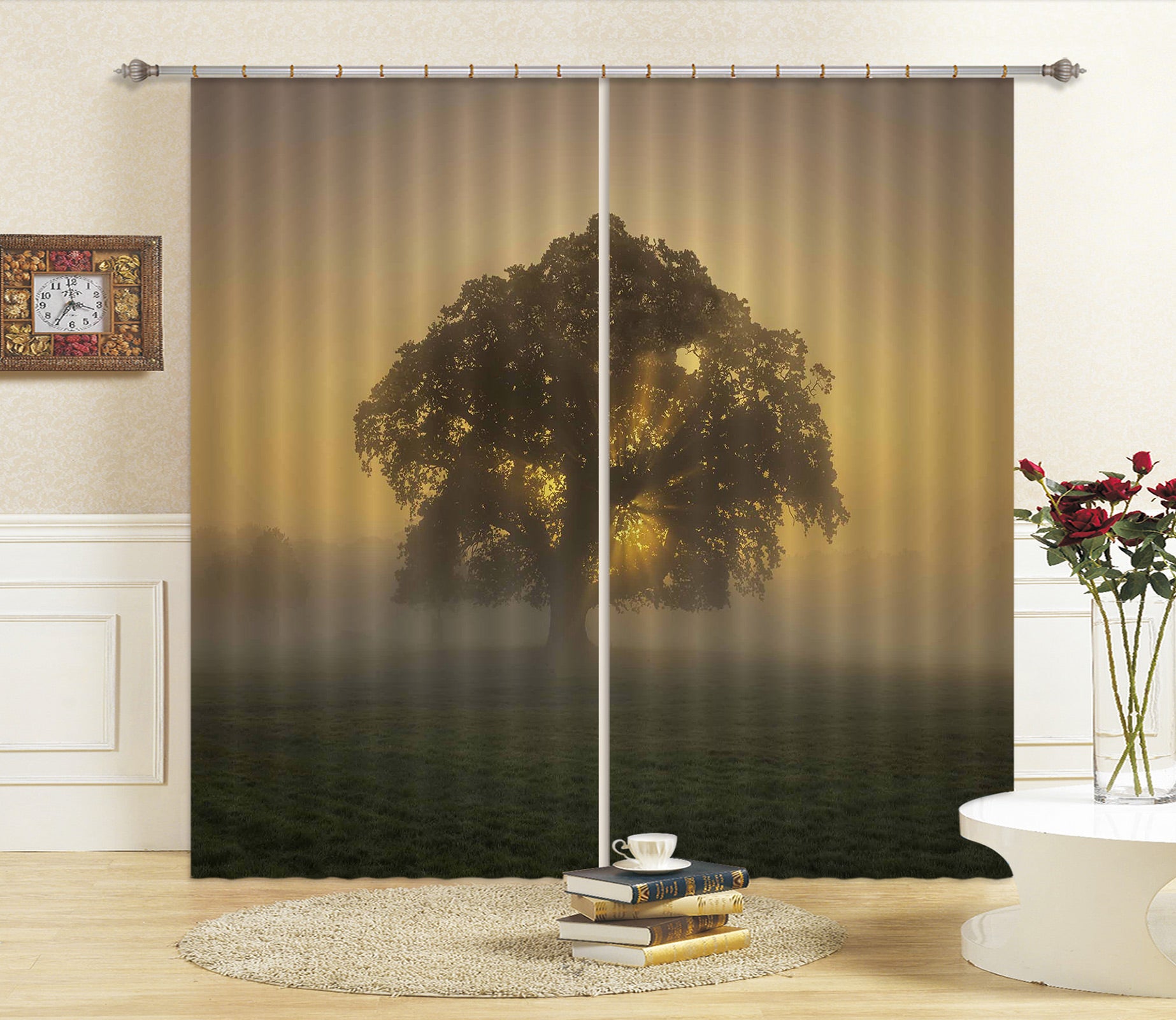 3D Dense Tree 040 Assaf Frank Curtain Curtains Drapes