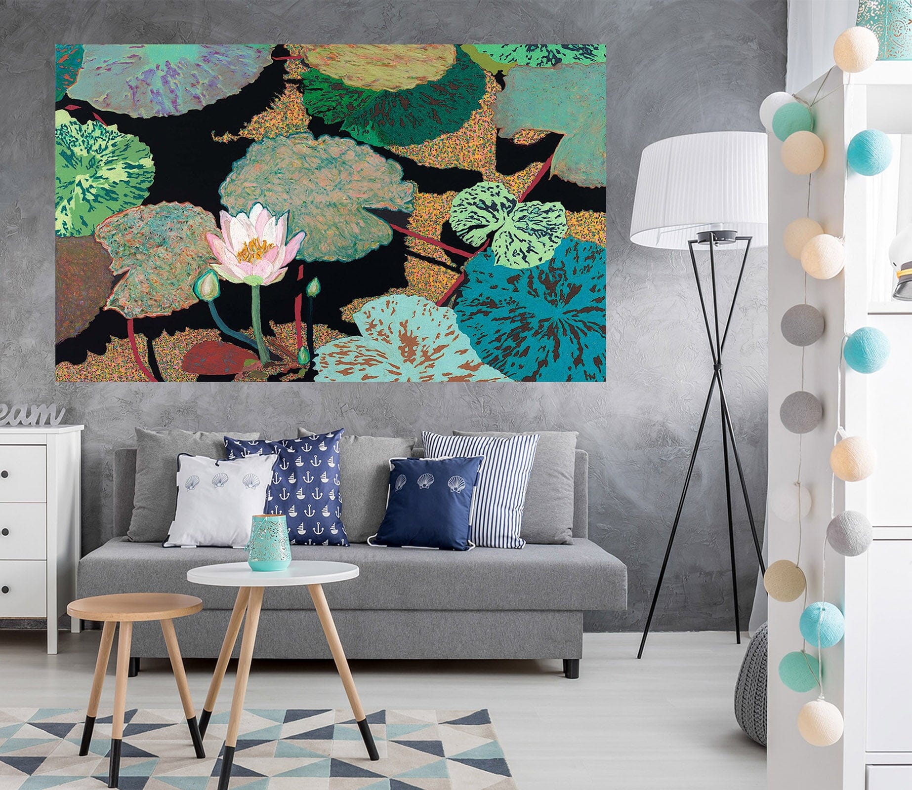 3D Pink Lotus 262 Allan P. Friedlander Wall Sticker Wallpaper AJ Wallpaper 2 