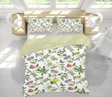 3D Leaf Flower 18204 Uta Naumann Bedding Bed Pillowcases Quilt