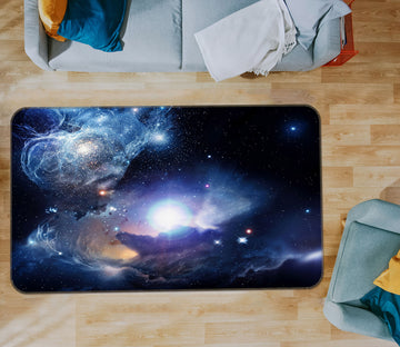 3D Planet Starry Sky 31141 Non Slip Rug Mat
