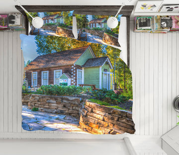 3D Houses 12218 Bed Pillowcases Quilt