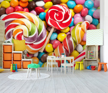 3D Colorful Candy 244 Wall Murals