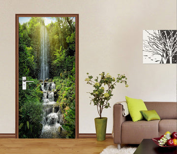 3D Jungle Water 24139 Door Mural