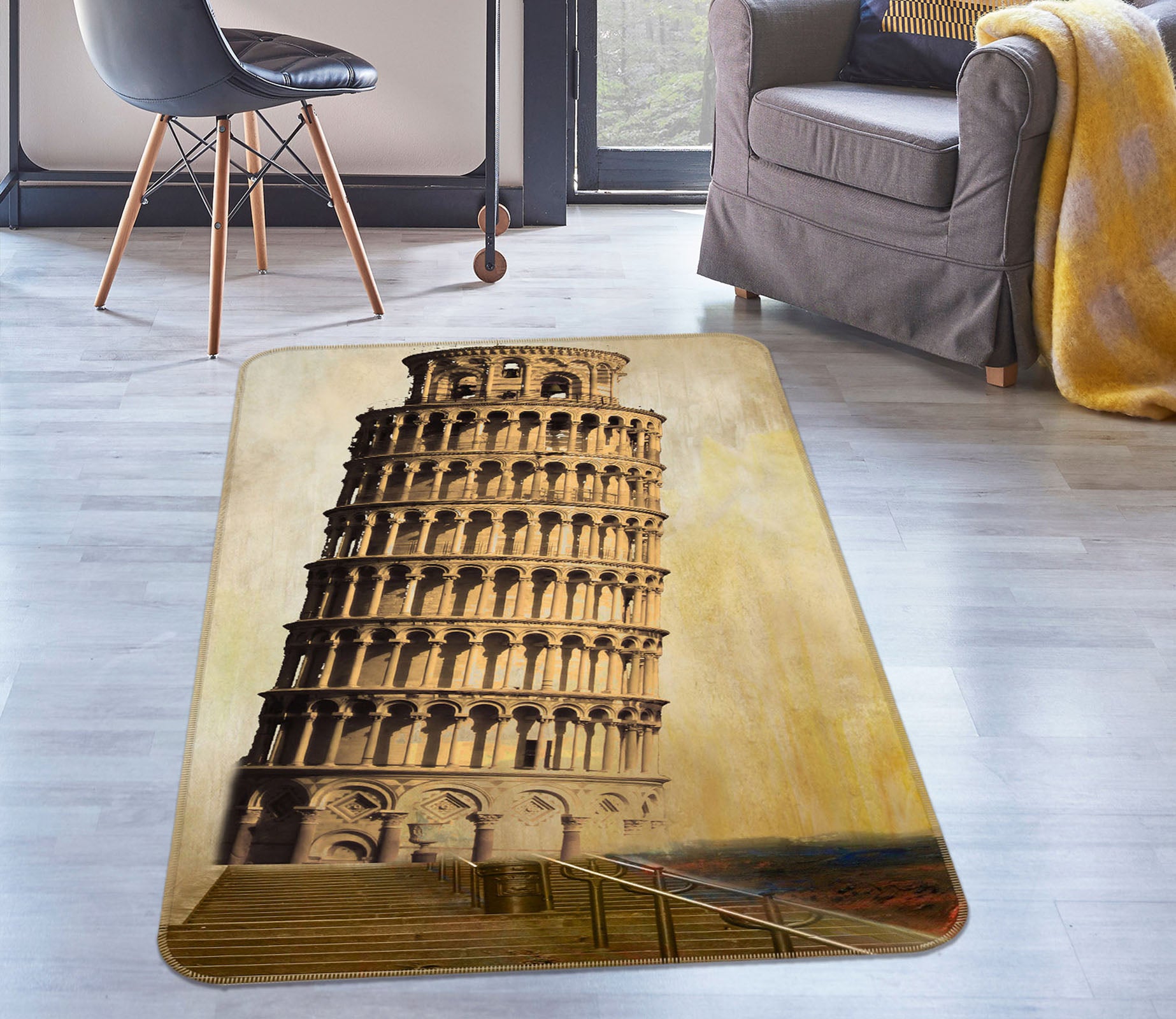 3D Building 32136 Non Slip Rug Mat