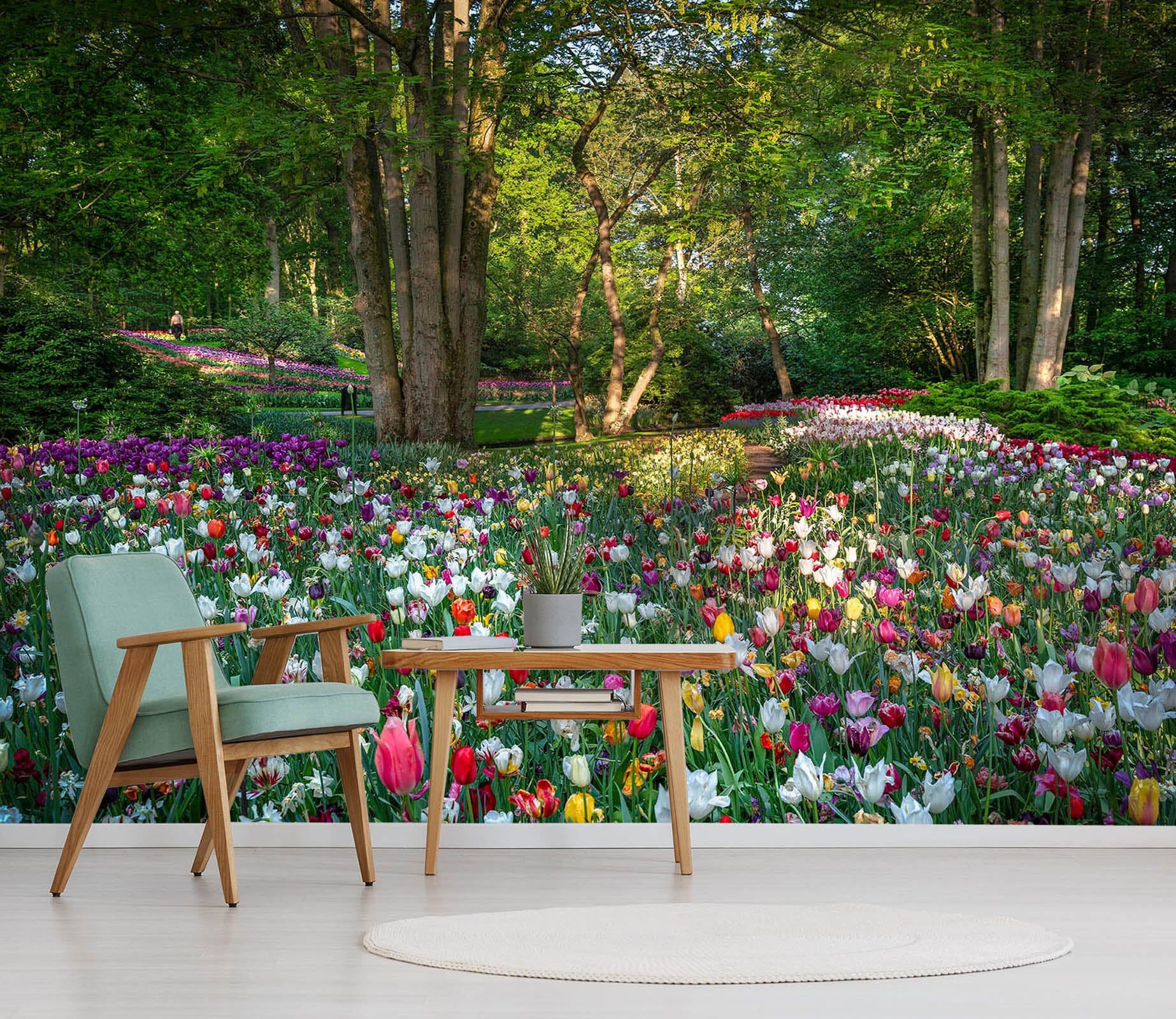 3D Forest Garden 1417 Marco Carmassi Wall Mural Wall Murals Wallpaper AJ Wallpaper 2 