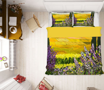 3D Golden Acres 1123 Allan P. Friedlander Bedding Bed Pillowcases Quilt Quiet Covers AJ Creativity Home 