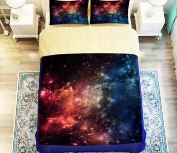 3D Beautiful Starry Sky 6041 Bed Pillowcases Quilt