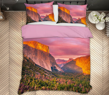 3D Yosemite Valley Sunset 170 Marco Carmassi Bedding Bed Pillowcases Quilt