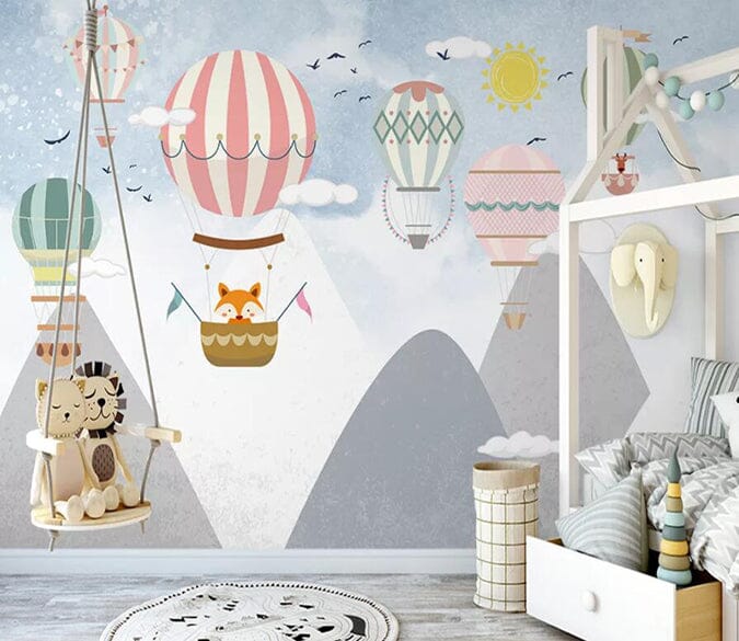 3D Hot Air Balloon 2522 Wall Muralss Wallpaper AJ Wallpaper 2 