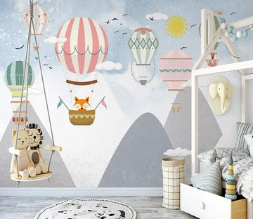 3D Hot Air Balloon 2522 Wall Muralss Wallpaper AJ Wallpaper 2 