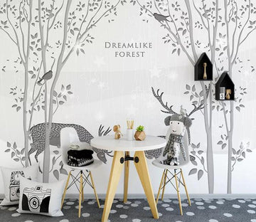 3D Animal Forest 480 Wall Murals Wallpaper AJ Wallpaper 2 