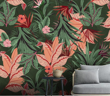 3D Leaf Flower WC262 Wall Murals Wallpaper AJ Wallpaper 2 