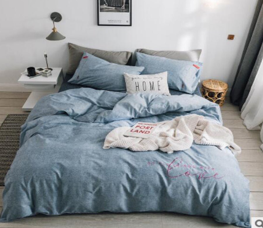 3D Blue 30209 Bed Pillowcases Quilt