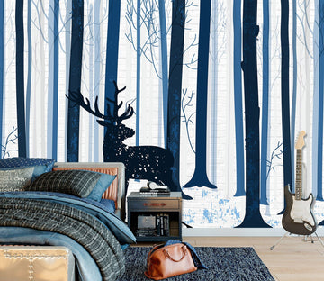 3D Night Forest 1457 Wall Murals Wallpaper AJ Wallpaper 2 
