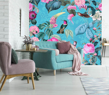 3D Bird Forest 1414 Andrea haase Wall Mural Wall Murals Wallpaper AJ Wallpaper 2 