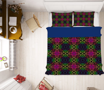 3D Pattern Lines 14035 Bed Pillowcases Quilt