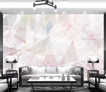 3D Pink Geometry 2237 Wall Murals