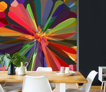 3D Color Flowers 19115 Shandra Smith Wall Mural Wall Murals