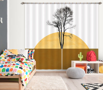 3D Golden Sea 045 Boris Draschoff Curtain Curtains Drapes Curtains AJ Creativity Home 