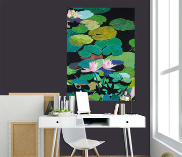 3D Pink Lotus 296 Allan P. Friedlander Wall Sticker Wallpaper AJ Wallpaper 2 