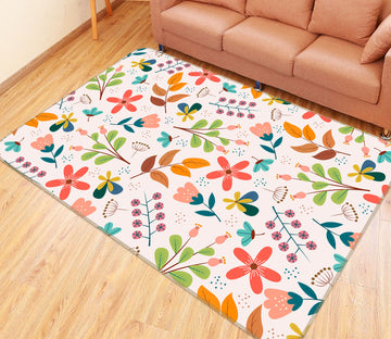 3D Leaf Pattern 30203 Non Slip Rug Mat