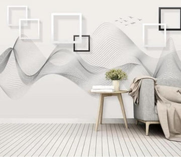 3D Black Wave 903 Wall Murals Wallpaper AJ Wallpaper 2 