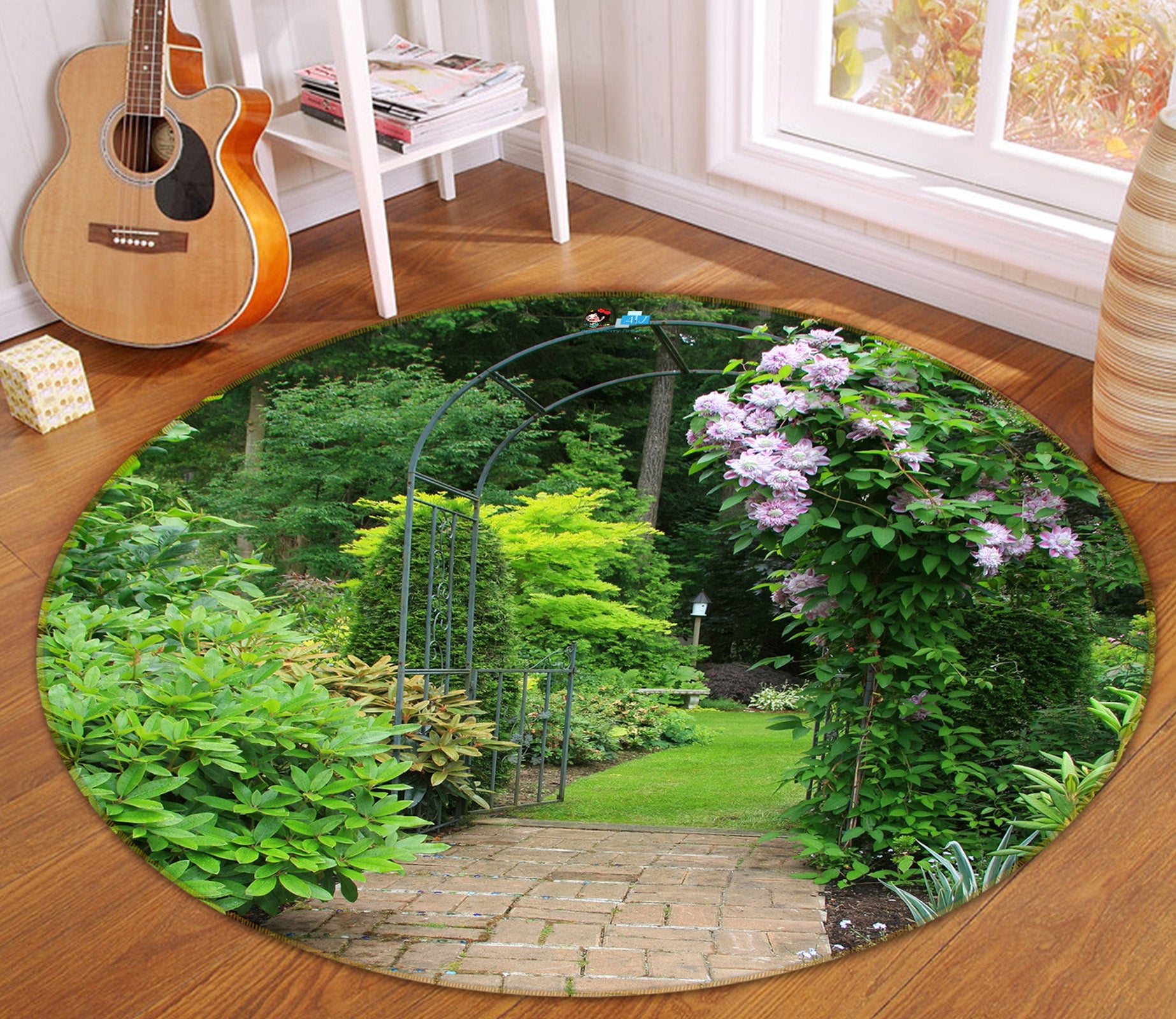 3D Grove 72062 Round Non Slip Rug Mat