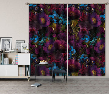 3D Color Night 105 Uta Naumann Curtain Curtains Drapes Curtains AJ Creativity Home 