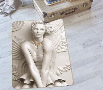 3D Beauty Statue 65167 Non Slip Rug Mat