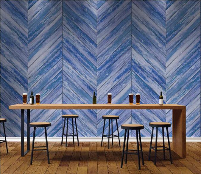 3D Blue Stripes 1464 Wall Murals Wallpaper AJ Wallpaper 2 