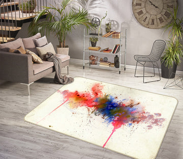 3D Color Ink 84120 Anne Farrall Doyle Rug Non Slip Rug Mat