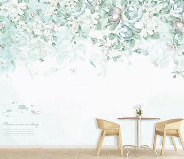 3D Green Leaves 107 Wall Murals Wallpaper AJ Wallpaper 2 