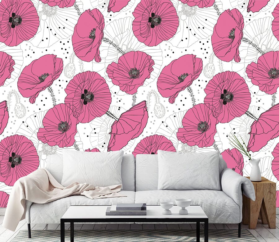 3D Pink Trumpet Flower 321 Wallpaper AJ Wallpaper 2 