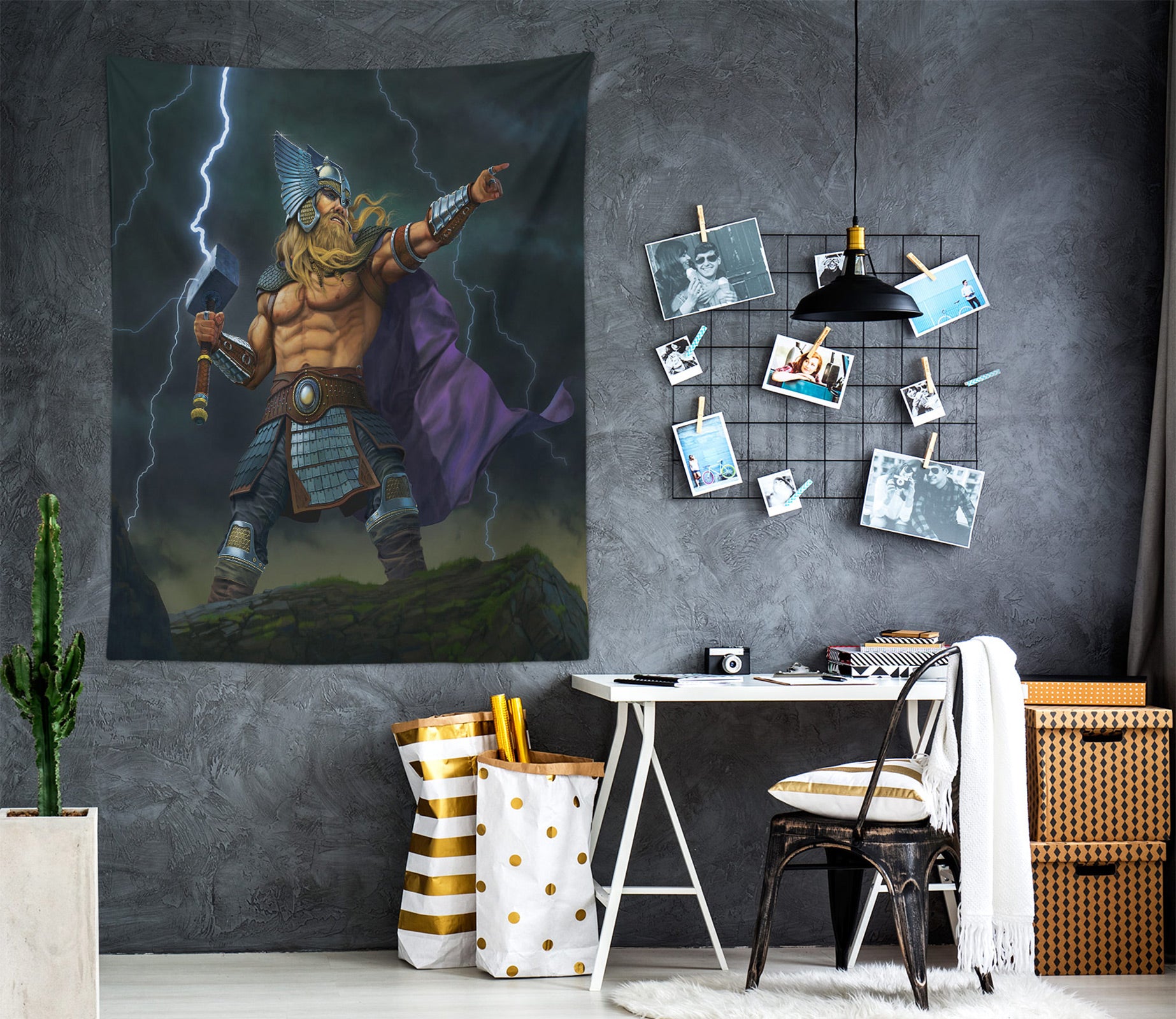 3D Thor 11739 Vincent Tapestry Hanging Cloth Hang
